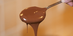 Hidratação de chocolate