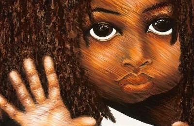 menina negra desenho - cacheia!