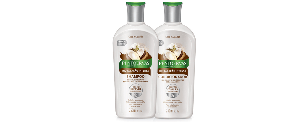 Shampoo para Hidratação Intensa de Coco e Algodão 250ml
