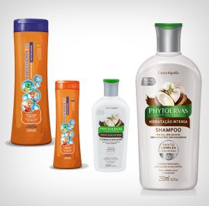 produtos para cabelos cacheados e crespos: shampoo e condicionador