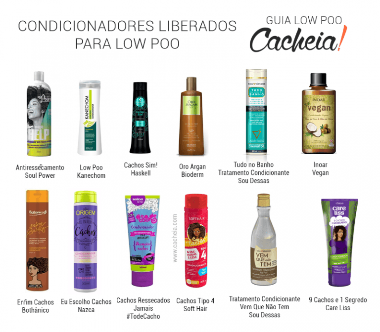 Guia low poo o que é, como começar e produtos liberados cacheia!