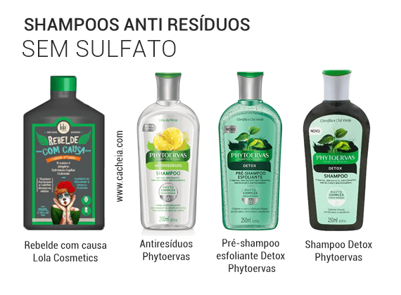 shampoo antiresiduos liberados low poo sem sulfato