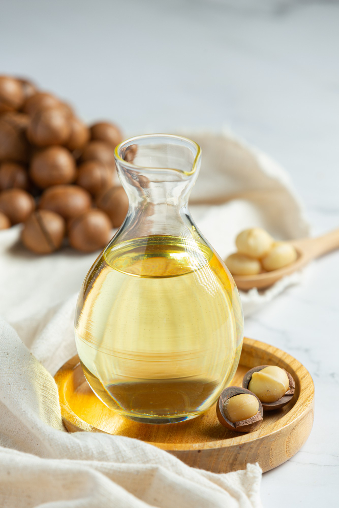 Melhores óleos para cabelo cacheado: óleo vegetal de avelã nutrição e emoliente