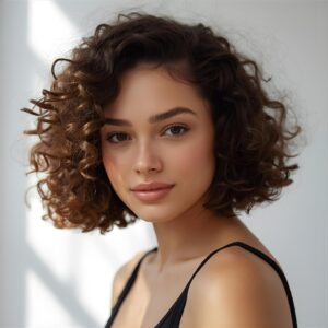 Chanel cacheado de base reta 3ABC