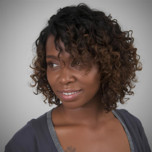 Corte short Bob cabelo cacheado 3B