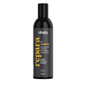 Shampoo para cabelo com química quebradiço
