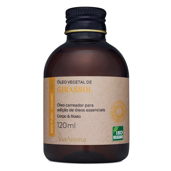 Óleo Vegetal de girassol para cabelos cacheados