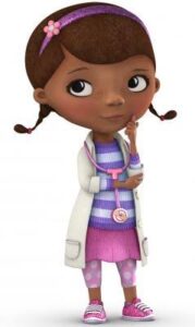 Princesa de cabelo cacheado 