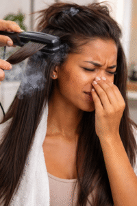 Alisamento com formol riscos irritação intoxicação  transição capilar e danos no cabelo